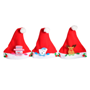 Nikolausmütze - für Kinder - ca. 26 x 32 cm - 1 Stück