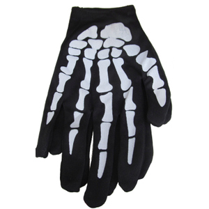 Skelett-Handschuhe - für Erwachsene - 1 Paar