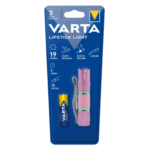 Varta - LED Taschenlampe - Lipstick Light - pink