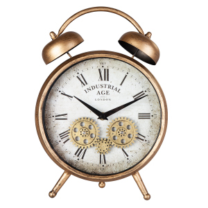 Tischuhr - Industrial - ca. 23,5 x 8,5 x 31,5 cm