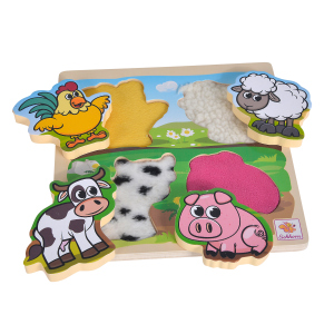 Eichhorn - Fühlpuzzle Tiere - 5-teilig