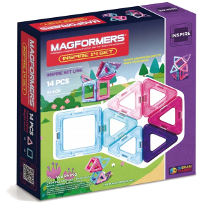 MAGFORMERS - Inspire Set 14 - Magnetspielzeug - 14 Teile