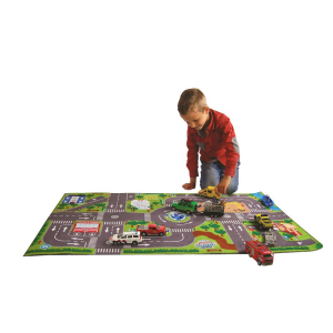 Spielteppich mit LED-Ampeln - Maße: ca. 120 x 70 cm