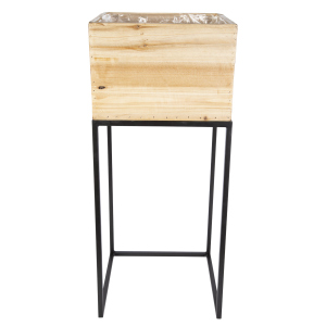 Pflanzgefäß - aus Holz - verschiedene Größen