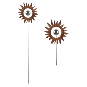 Pflanzenstecker - Sonne - ca. 28 x 6,5 x 115 cm