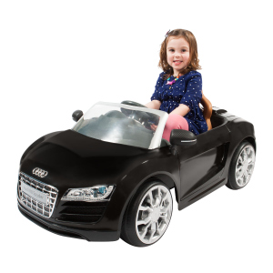 Kinder-Elektrofahrzeug - Audi R8 Cabrio - schwarz