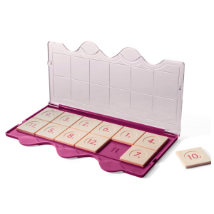 mini LÜK®- Kontrollgerät - pink mit Klarsichtdeckel