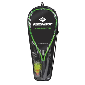Schildkröt - Speedbadminton-Set - schwarz/grün