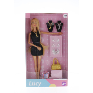 Besttoy- Modepuppe Lucy mit Schmuck
