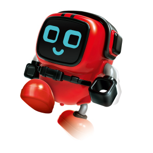 Besttoy - Roboterkreisel rot - Gyro Force