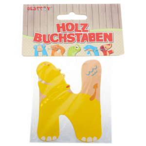 Besttoy - Holzbuchstabe - N - gelb