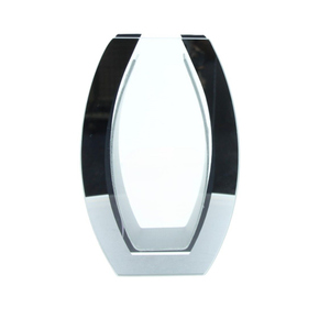 Vase - aus Glas - Oval - Größe S