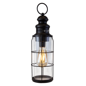 LED-Laterne - ca. 12 x 12 x 41 cm