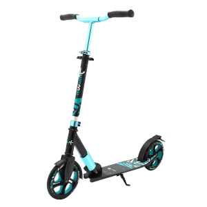Alu Scooter - Muuwmi Deluxe - schwarz/türkis
