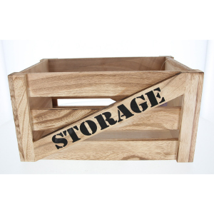 Kiste L - aus Holz - ca. 36 x 26 x 18 cm