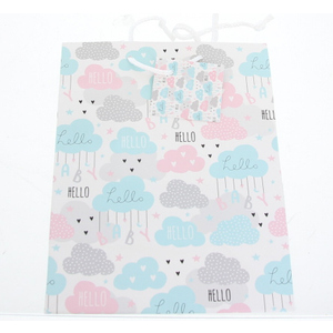 Geschenktasche Hello Baby - ca. 17,5 x 9,5 x 22,5 cm