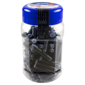 Tintenpatronen in der Dose - blau - 100 Stück