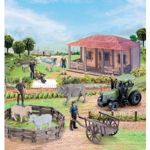 Besttoy - Großes Farmhaus mit Zubehör