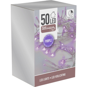 50er LED Lichterkette - ca. 5 m - 6 Farben - 1 Stück