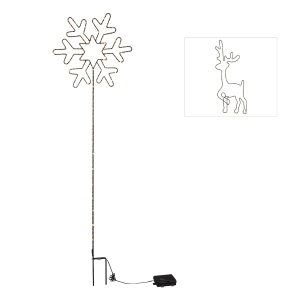 LED-Pflanzenstecker - Weihnachten - verschiedene Designs