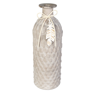 Dekoflasche - aus Glas - ca. 8 x 26 cm