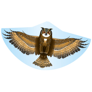 Drachen - Eule - 122x68cm 