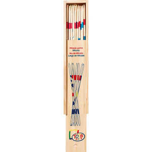 Mikadospiel im Holzkasten