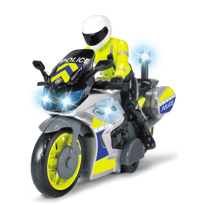 Dickie - Polizei Motorrad blau-silber 