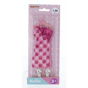 Besttoy - Modepuppenkleid - Cocktailkleid - Pink