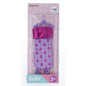 Besttoy - Modepuppenkleid - Cocktailkleid - Lila-Pink