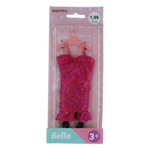 Besttoy - Modepuppenkleid - Cocktailkleid - Pink-Lila