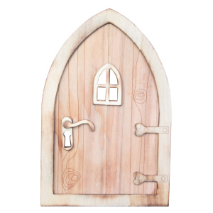 Dekotür - aus Holz - ca. 20 x 0,5 x 30 cm