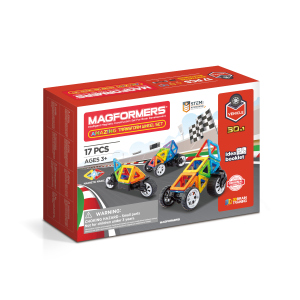 MAGFORMERS - Transform Wheel Set - Magnetspielzeug - 17 Teile