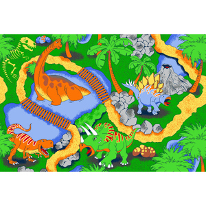 Spielteppich - Dino - Maße ca. 100 x 165 cm