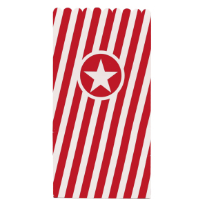 Popcorntüten - ca. 25 x 14 x 14 cm - 6 Stück