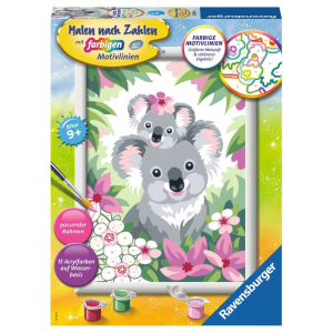Malen nach Zahlen - Süße Koalas