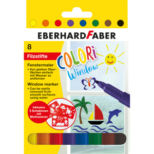 Eberhard Faber - Window Marker 8er Etui - COLORI