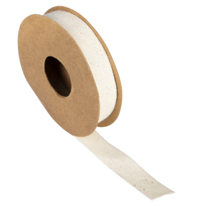 Dekoband - ca. 300 x 1,5 cm - creme