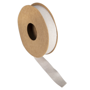 Dekoband - ca. 300 x 1,5 cm - taupe