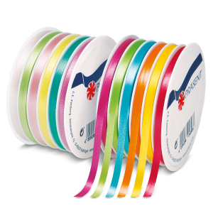 Geschenkband - bunt - ca. 60 x 0,05 m - 1 Rolle