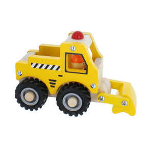 Besttoy - Schaufelbagger aus Holz - gelb