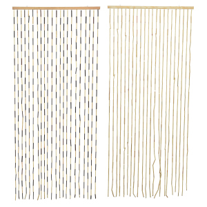 Türvorhang - aus Holz - ca. 90 x 1,5 x 200 cm - 1 Stück