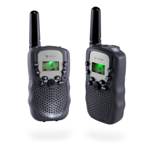 Walkie Talkie 2er Set - schwarz
