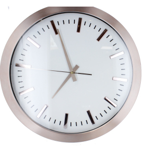 Wanduhr rosegold - ca. 40 x 4 cm