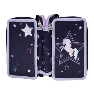 Dreamland - Federmäppchen mit 3 Fächern - 30-teilig