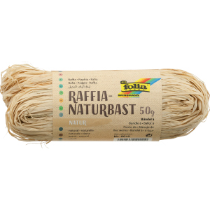 Raffia-Naturbast - natur - ca. 50 g