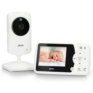 Alecto- Video-Babyphone mit Farbdisplay - weiss