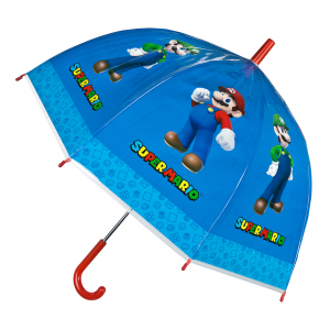 Super Mario - Regenschirm - blau/rot