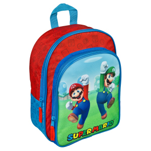 Super Mario - Rucksack - blau/rot
