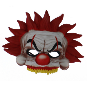 Maske Horrorclown - für Erwachsene